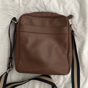 Coach Tan Leather Messenger Bag